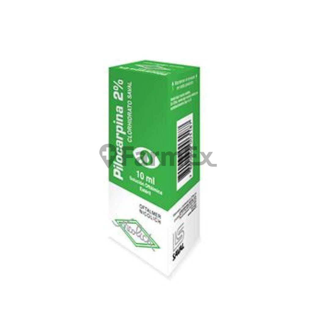 Pilocarpina Solución Oftálmica 2% x 10 mL Farmex-Fonasa-Persistente